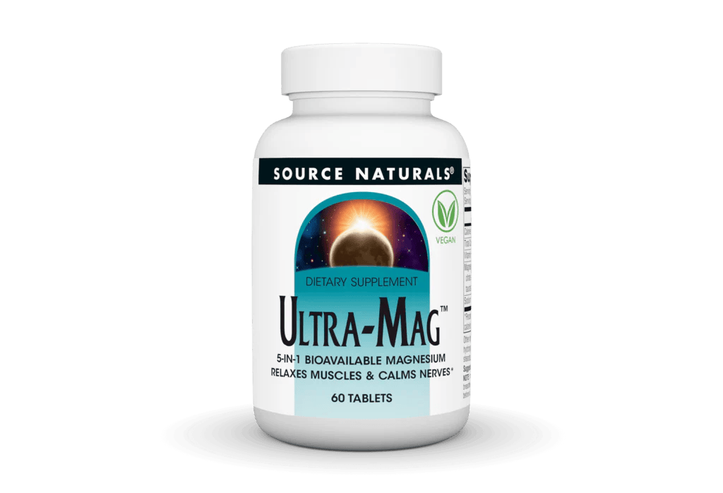 Source Natural Ultra-Mag™ 5in1 Bioavailable Magnesium 60Tab - Organax Ltd