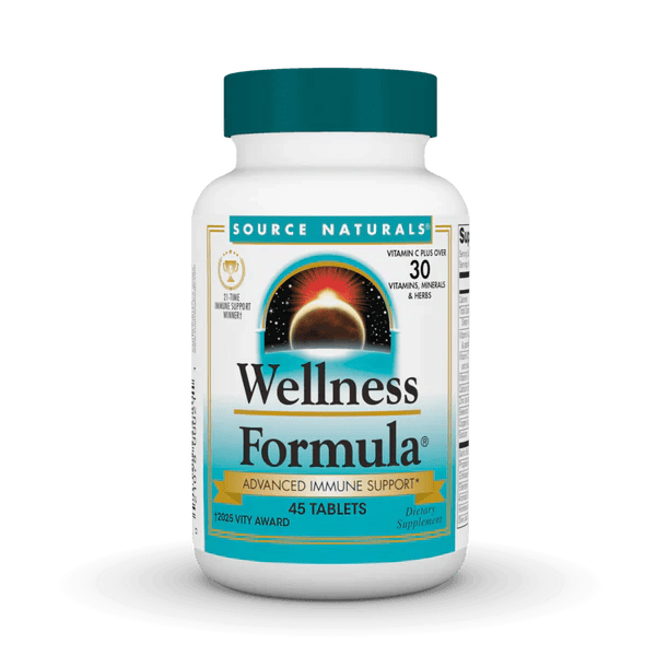 Source Natural Wellness Formula® 45Tablets - Organax Ltd