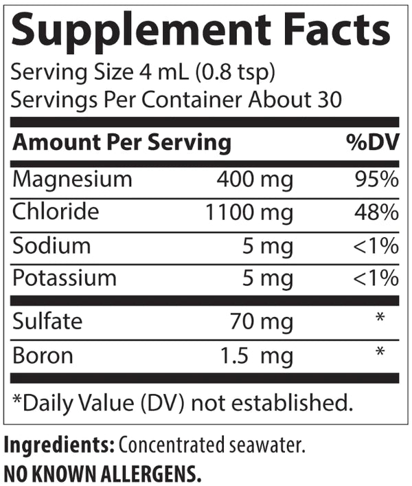 Liquid Mega-Mag 400mg 118ml - Organax Ltd