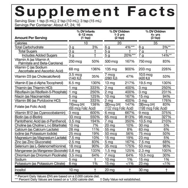 Childlife Essentials Children’s Multi Vitamin & Mineral 240ml Glass - Organax Ltd