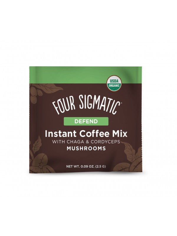 Mushroom Coffee Chaga & Cordyceps 10 Sachets - Organax Ltd