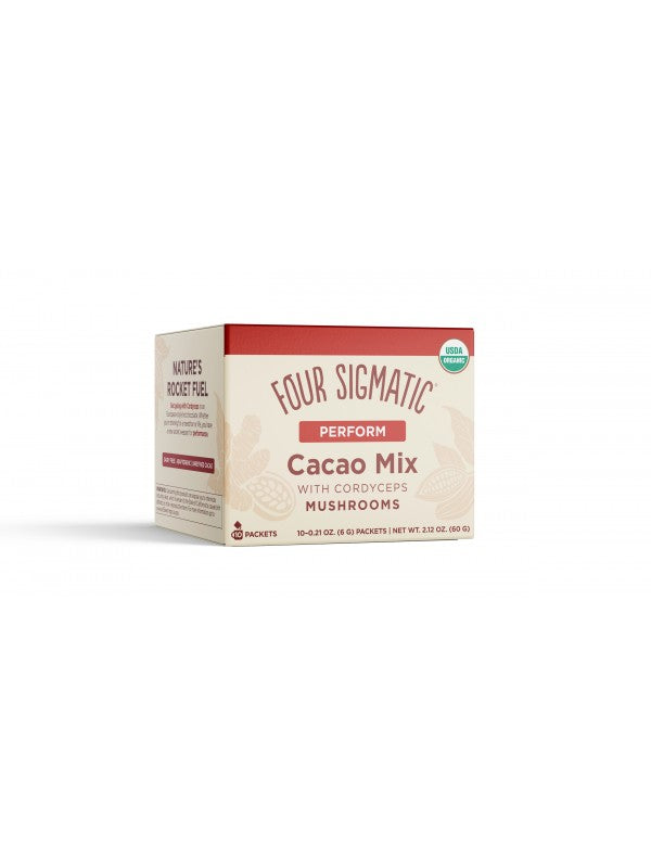 Mushroom Hot Cacao Mix Cordyceps 10 Sachets - Organax Ltd