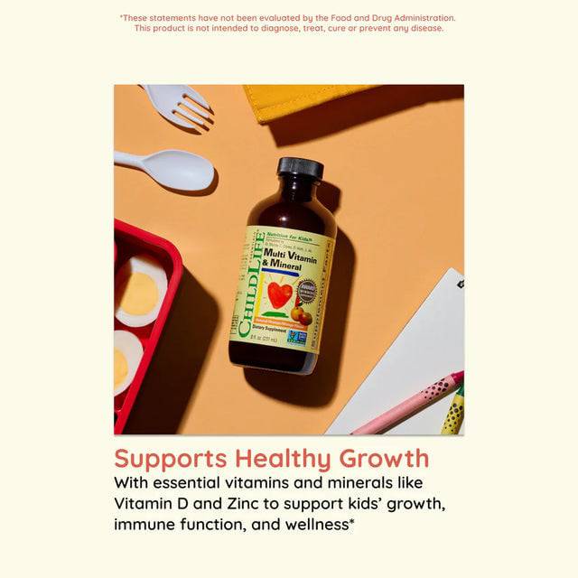 Childlife Essentials Children’s Multi Vitamin & Mineral 240ml Glass - Organax Ltd
