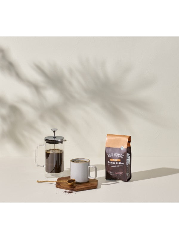 Ground Mushroom Coffee Lion's Mane & Chaga - Organax Ltd
