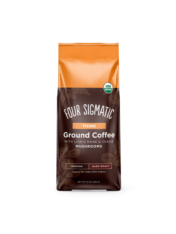 Ground Mushroom Coffee Lion's Mane & Chaga - Organax Ltd