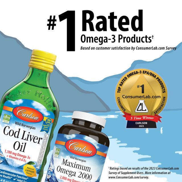 The Very Finest Fish Oil™ 200ML - Organax Ltd